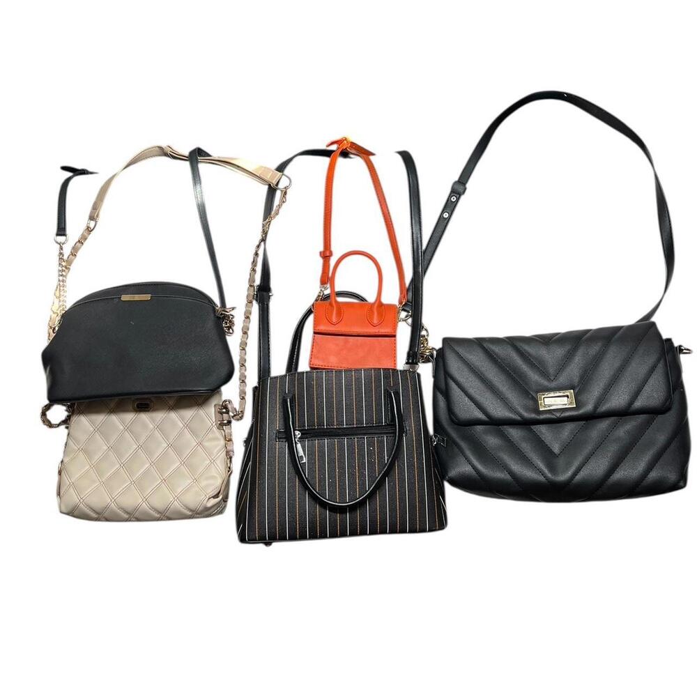 Women's Black and Multi Bag